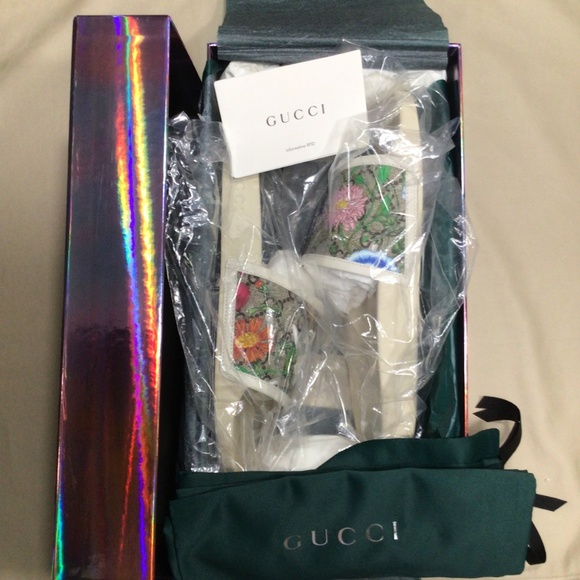 Gucci Supreme GG Floral slides - Picture 12 of 13